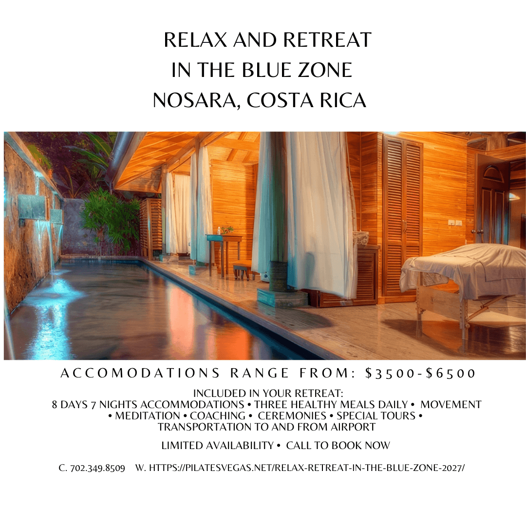 Costa Rica Retreat 2027 — yoga on beach, villa, food, sunset